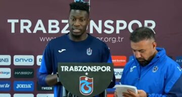 Trabzonspor’un Yeni Kalecisi Andre Onana Soruları Cevapladı