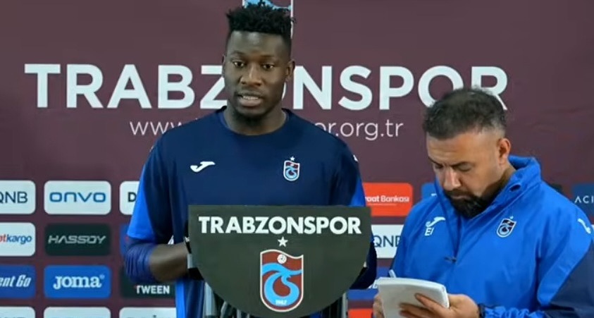 Trabzonspor’un Yeni Kalecisi Andre Onana Soruları Cevapladı
