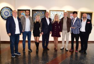 Engelliler yararına resim sergisi… Vakıf yararına resim sergisi