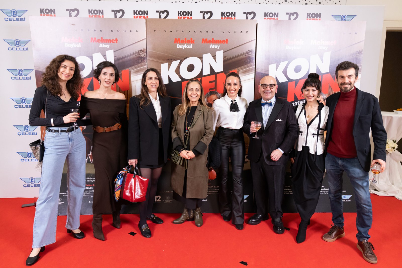 TİYATROKARE’NİN MERAKLA BEKLENEN YENİ OYUNU  “KONKEN PARTİSİ”NİN MUHTEŞEM GALASINA   YOĞUN İLGİ  