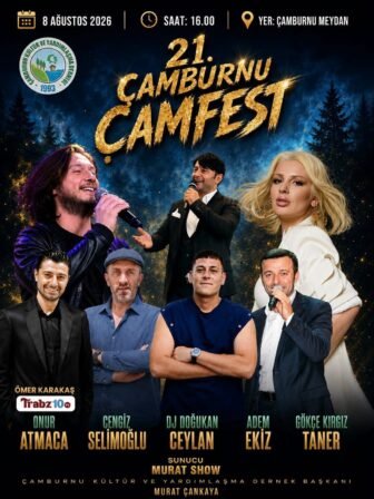 SÜRMENE’DE 21.ÇAMFEST HEYECANI