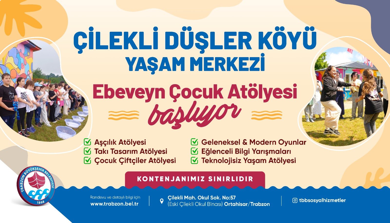 BÜYÜKŞEHİR’DEN, ‘EBEVEYN ÇOCUK ATÖLYESİ’ ETKİNLİĞİ