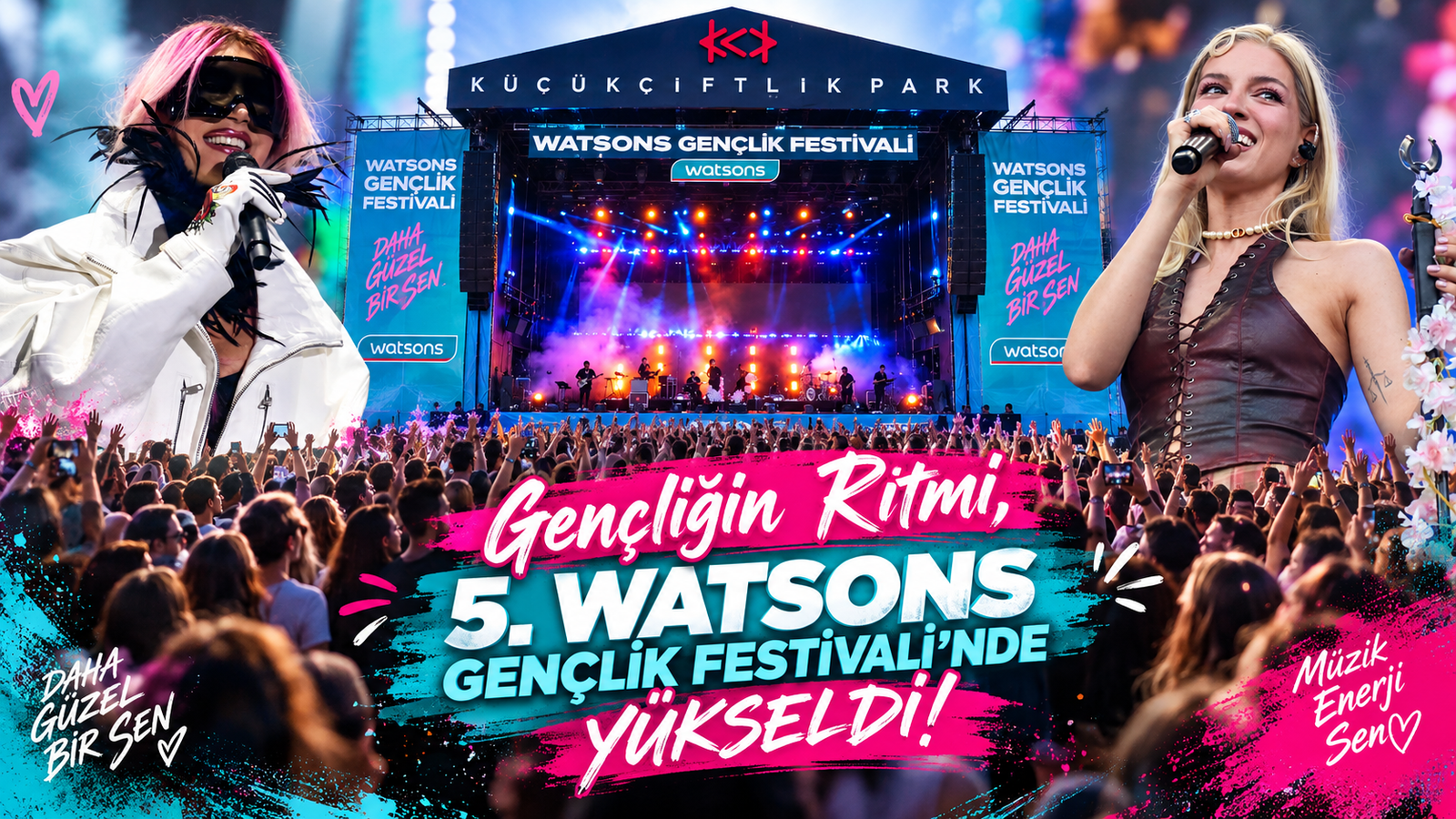 Gençliğin Ritmi, 5. Watsons Gençlik Festivali’nde Yükseldi!
