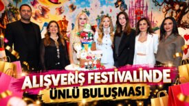 ALIŞVERİŞ FESTİVALİNDE ÜNLÜ BULUŞMASI