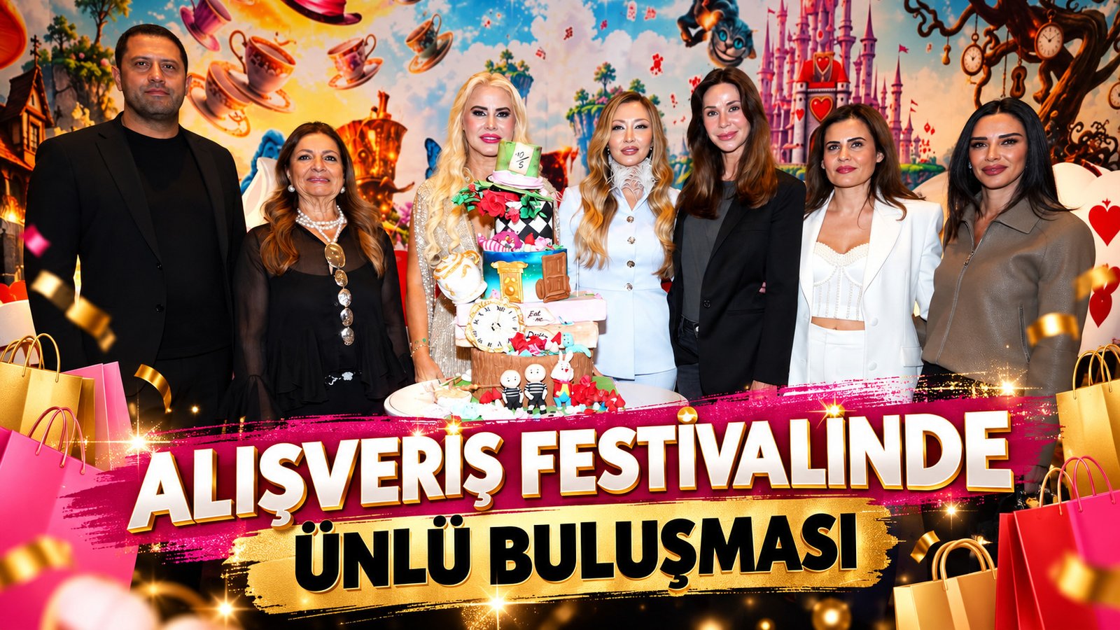 ALIŞVERİŞ FESTİVALİNDE ÜNLÜ BULUŞMASI