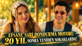 EFSANE SARI DONDURMA MOTORU 20 YIL SONRA YENİDEN SOKAKLARDA!