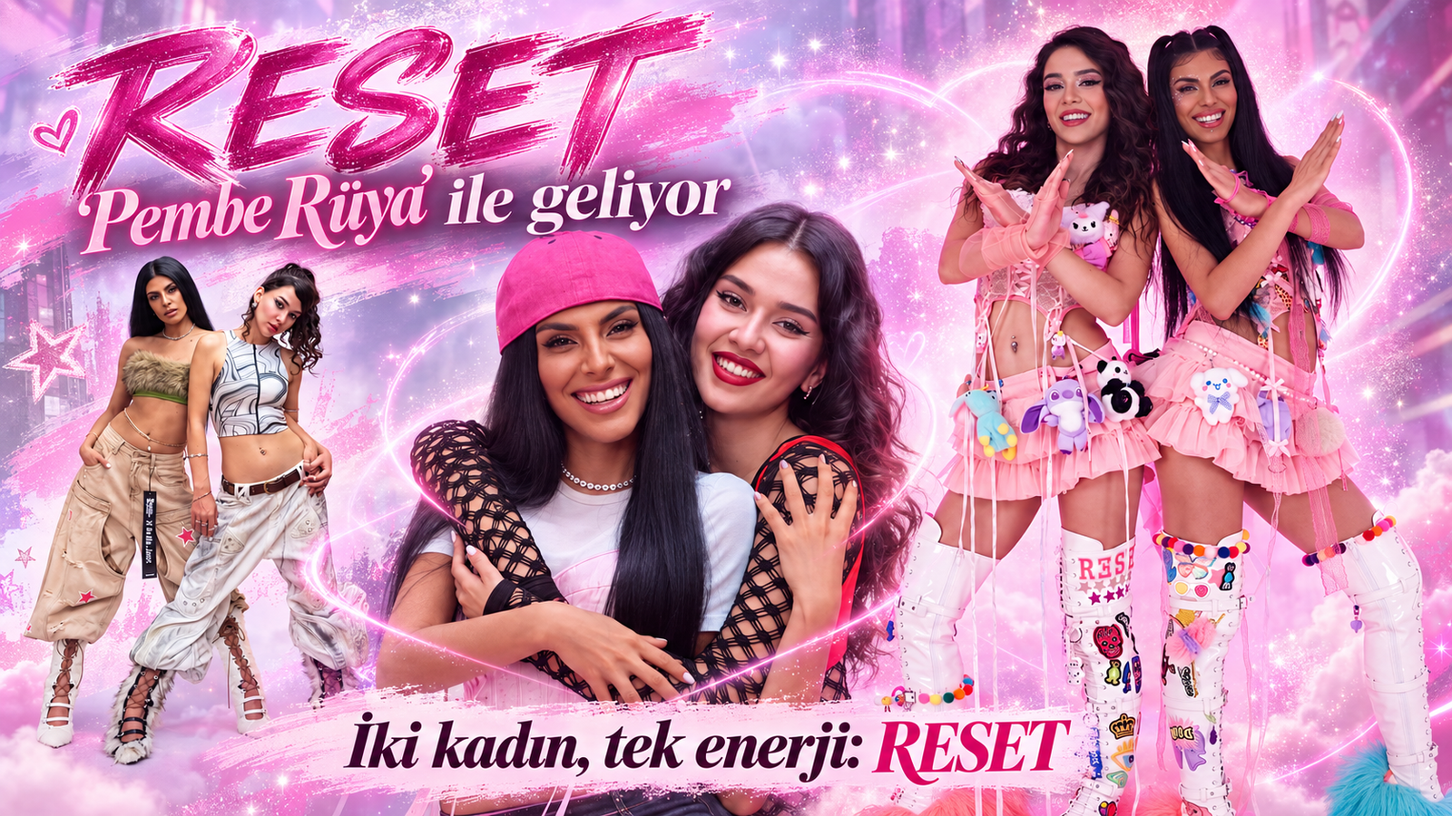 Müzik dünyasına iki kişilik yeni kız grubu: RESET